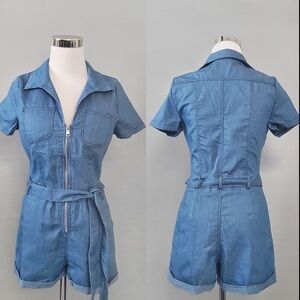 NWT Denim Romper